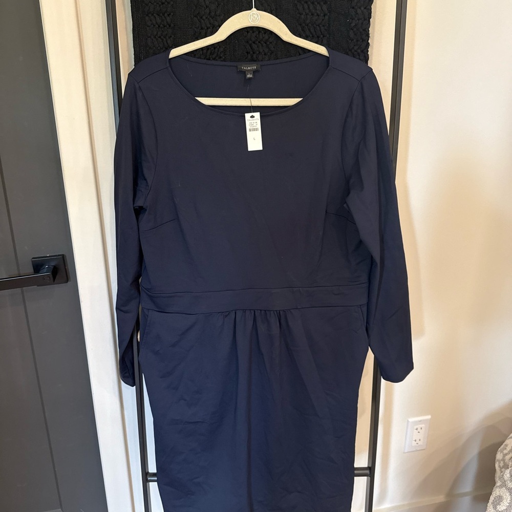 Talbots Deep Blue Dress